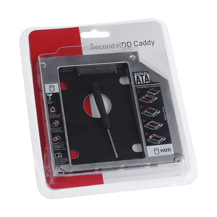 Металлический SATA отсек для жесткого диска для ноутбука Apple, конвертер от DVD-привода к 2,5" SSD/жесткому диску
