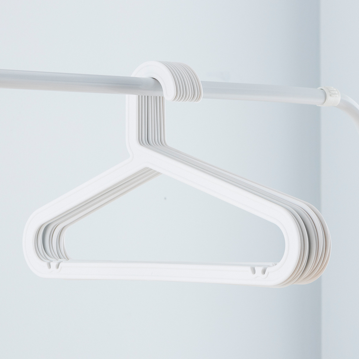 Ou runzhe antideslizante percha de ropa sin costuras al por mayor mojado y seco dormitorio armario ropa percha ropa soporte 10 piezas