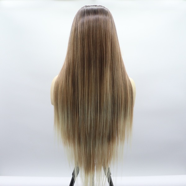 matte wig with hair parting