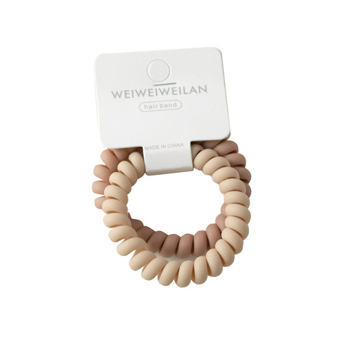 2-piece matte large phone cord hair tie set Korean new color versatile high-elasticity seamless ins hair accessories