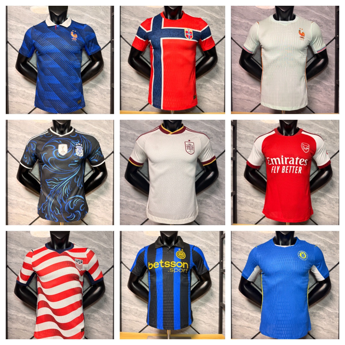 2627 nueva camiseta de fútbol de la Copa del Mundo de Estados Unidos, Canadá, México, Argentina, Portugal, Brasil, México