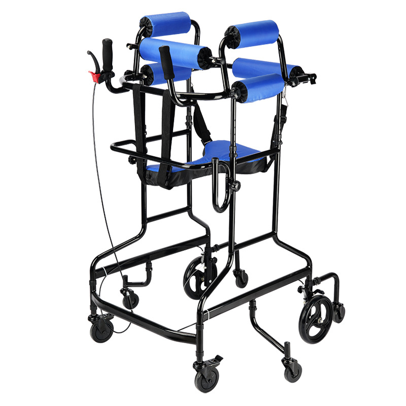 Walking Wheel para adultos Hemiplegia anciano asistente de caminar Equipo de entrenamiento de rehabilitación para caminar andador postoperatorio