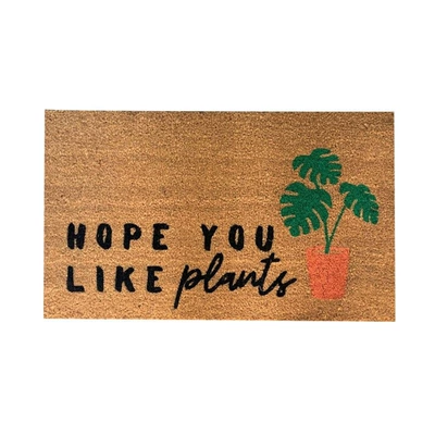 Water-Absorbent, Dirt-Resistant, Wear-Resistant and Easy-Care, Avtomobil döşəmə paspasları - plants-hope-4060cm-crystal-velvet