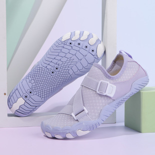Foreign Trade Outdoor River Tracing Shoes for Women, Five-Finger Shoes, Quick-Drying Swimming Shoes for Men, Amphibious Beach Soft Shoes, Anti-Cut Diving Shoes