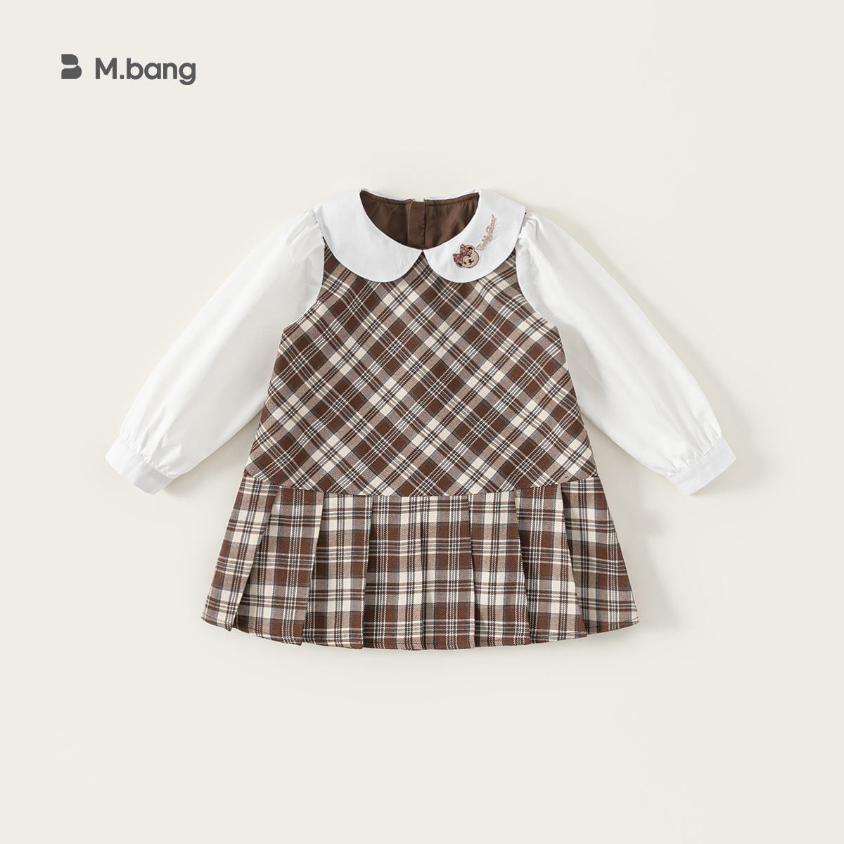 Modelo M Welfare, Vestido de Niña para Primavera y Otoño, No se Devuelve, Vestido Floral Infantil, Vestido de Niña de Manga Larga para Otoño, Ropa Infantil en Liquidación