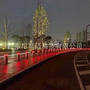 Stainless Steel Automatic Telescopic Ground Pile Garden Road Barrier Car Stopper Guangzhou Dongguan Qingyuan Campus Telescopic Roadblock