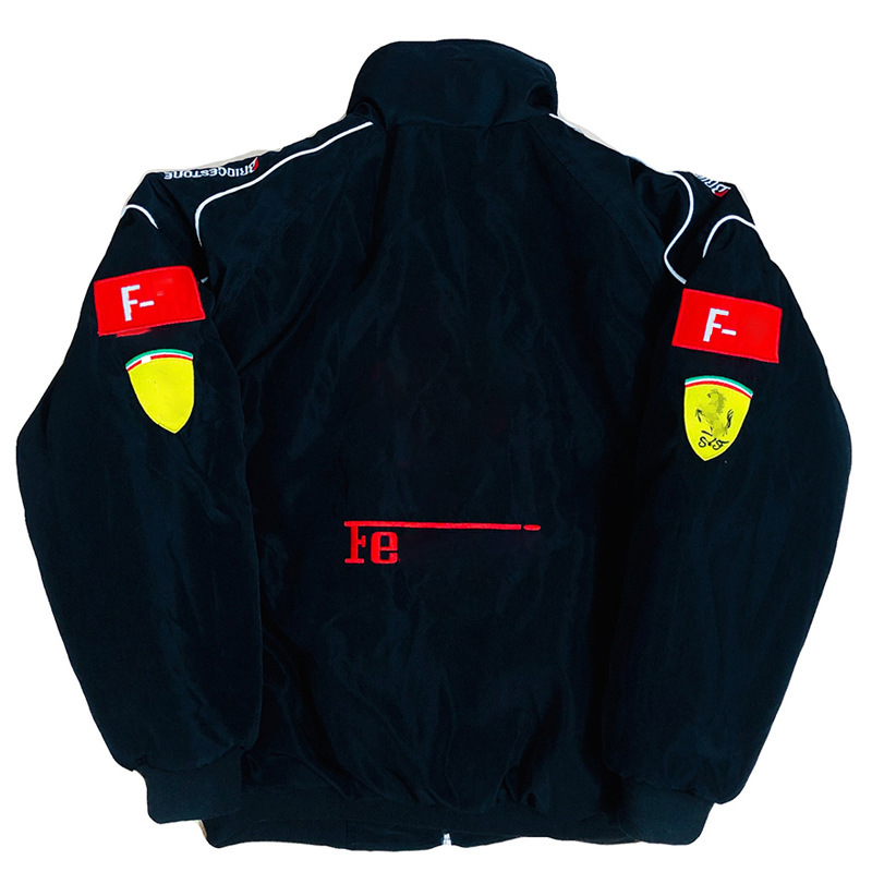 F1 Embroidered Racing Suit Spring and Autumn Thin 2025 Cross-border Hot Coat Retro American Riding Motorcycle Motorcycle Jacket