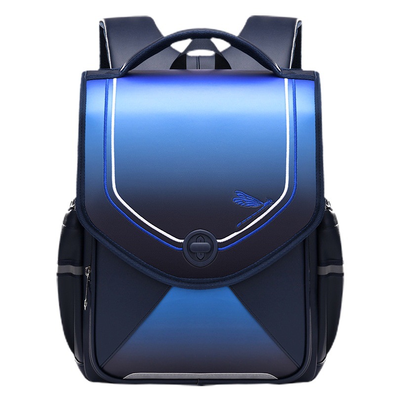 Nuevo Sésamo bebé estudiante de la escuela primaria Flip bolsa de gran capacidad impermeable bolsa de espacio niños mochila para 6-12 años de edad