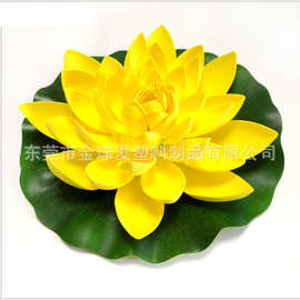 仿真荷花  假荷花 水池装饰花塑料莲花 睡莲