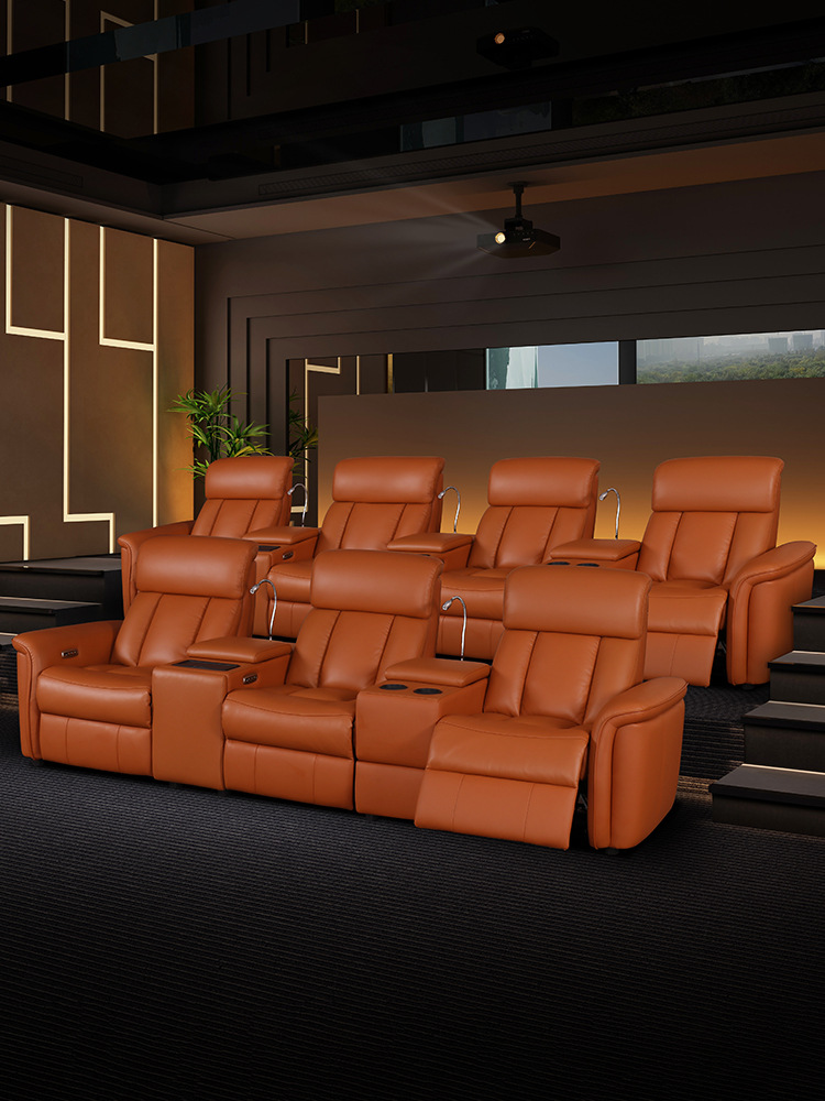 Window of Vision 2025 New House Home Theater Sofa Private Basement Movie Theater Audio-Visual Room Viewing Chair