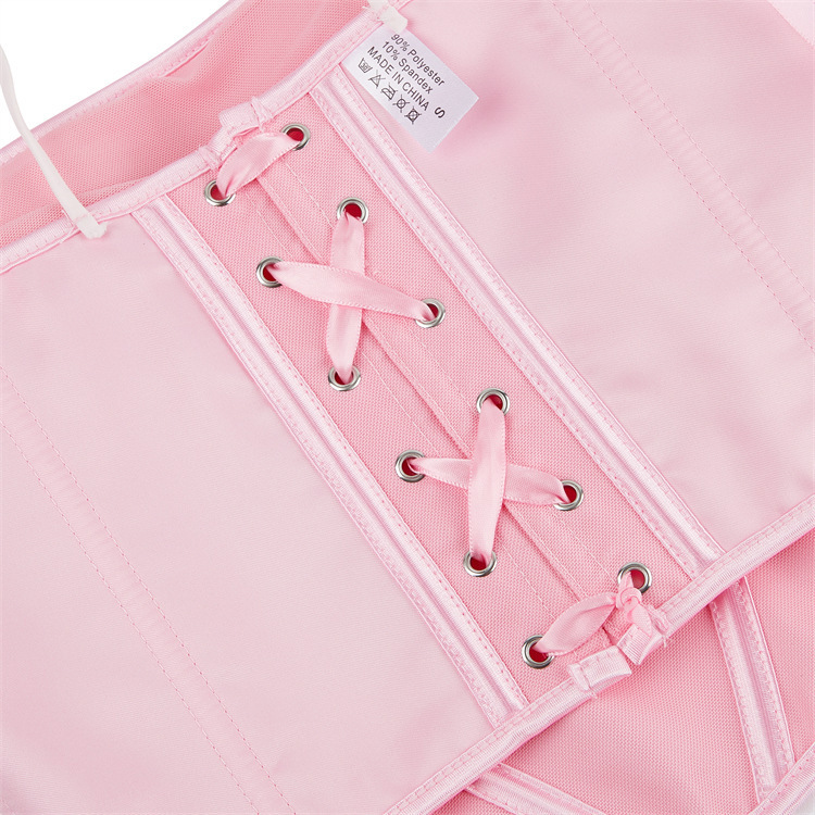 Rosa puro lindo cinturón de viento para limpiar el pecho, cinturón de pecho, ropa plástica de cintura, suministro de comercio electrónico transfronterizo AliExpress