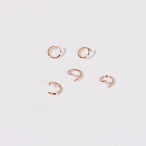 304 stainless steel open ring single ring water-plated gold-plated hand-connected hanging ring jump ring multi-specification diy jewelry accessories