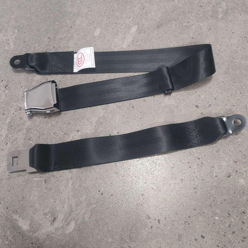 Two-Point Aircraft Seat Belt Buckle, Safety Belt for Passenger Buses, Sightseeing Vehicles, High-Speed Trains, and Aviation Seats
