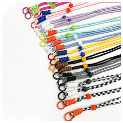 網紅手機配件 掛繩手工編織掛件新款 可調節掛脖掛肩適用各類手機