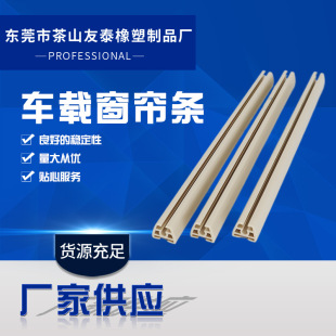 Manufacturer Supplies Car Curtain Abs Plastic Track Strips, Car Sunshade Plastic Slide Rail Strips, Special-Shaped Accessories