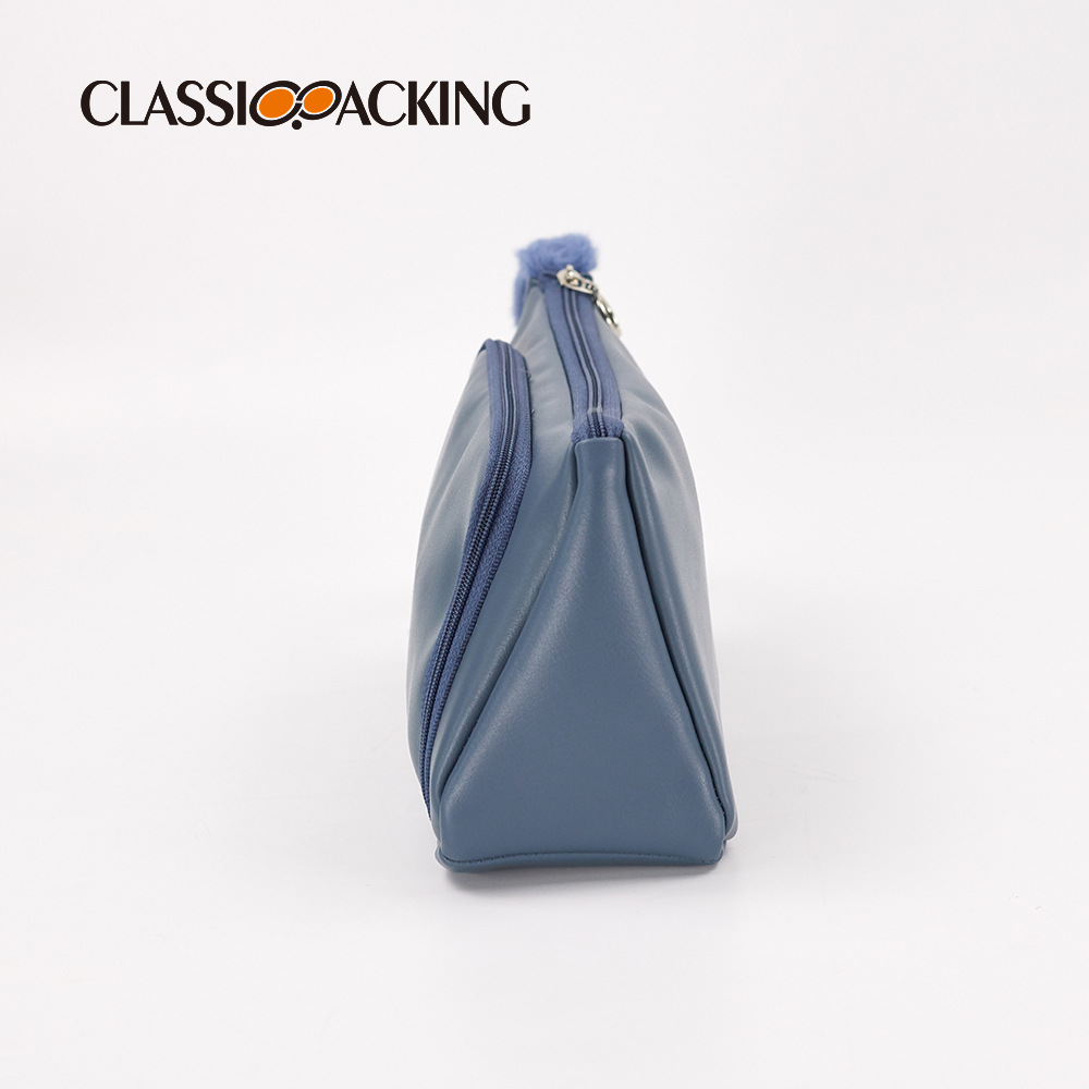 Internet celebridad de alto grado pu felpa bolso simple cuidado de la piel bolsa de almacenamiento portátil de viaje bolso cosmético de las mujeres