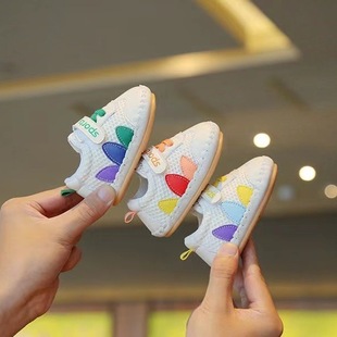 Spring and Autumn 0-1 Year Old Baby Soft Bottom Toddler Shoes Children's Breathable Mesh Shoes 3-6-10 Months Infant Children's Shoes