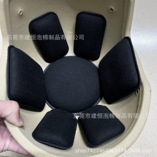 定制生产 头盔悬挂内衬系统eva高弹海绵缓冲垫训练头盔内衬悬挂式