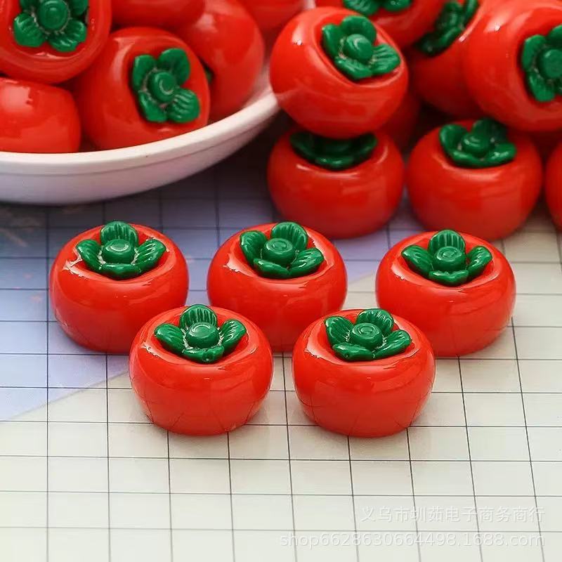 模擬柿ピーナッツ樹脂ジュエリーアクセサリー diy 生産クリーム接着剤ヘアピン冷蔵庫マグネット装飾車の装飾品|undefined