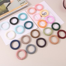 Rubber band hair tie telephone coil female noƤ^l1