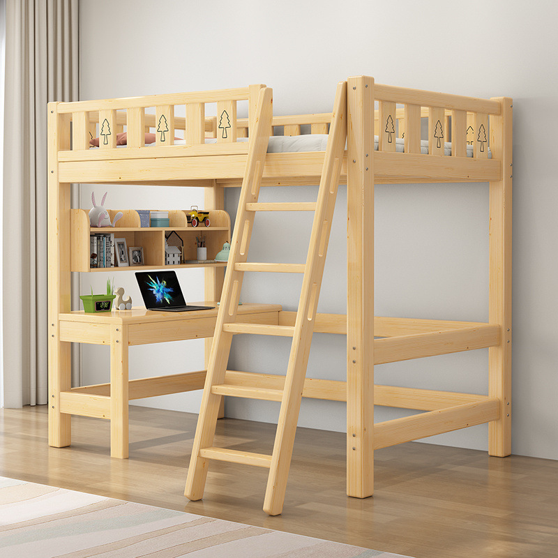 大人用全無垢材ロフトベッド、子供用二段ベッド、大人用ハイ＆ローベッド、テーブル、大人用二段ベッド、二段ベッド|undefined
