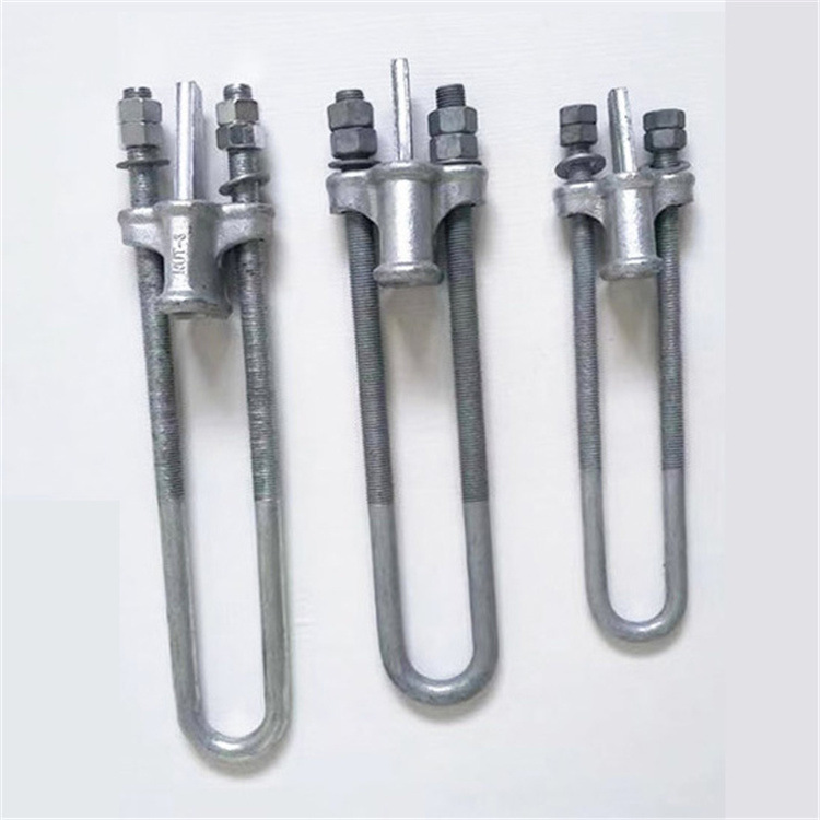 拉线固定热镀锌NUT线夹拉线耐张电力金具NX楔形线夹电力连接金具