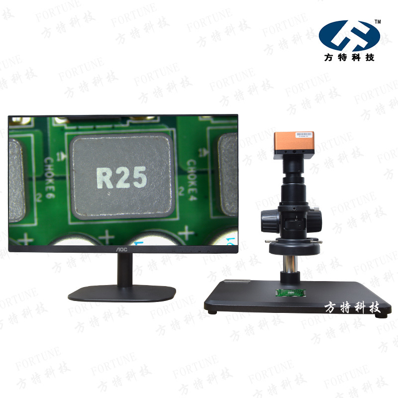 4K超高清显示CCD显微镜 HDMI高速传输工业视频图像放大镜拍照测量