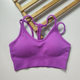New European and American Cross-border Shock Absorbing lulu Yoga Bra Naked Beauty Back Running Fitness Vest Sports Underwear