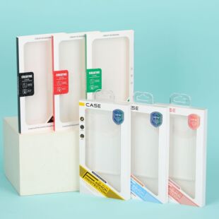 Suitable for Apple and Huawei Mobile Phone Cases, Universal Packaging, Mobile Phone Protective Cover, Plastic Box, Pull-Out Packaging Box, Ready for Sale