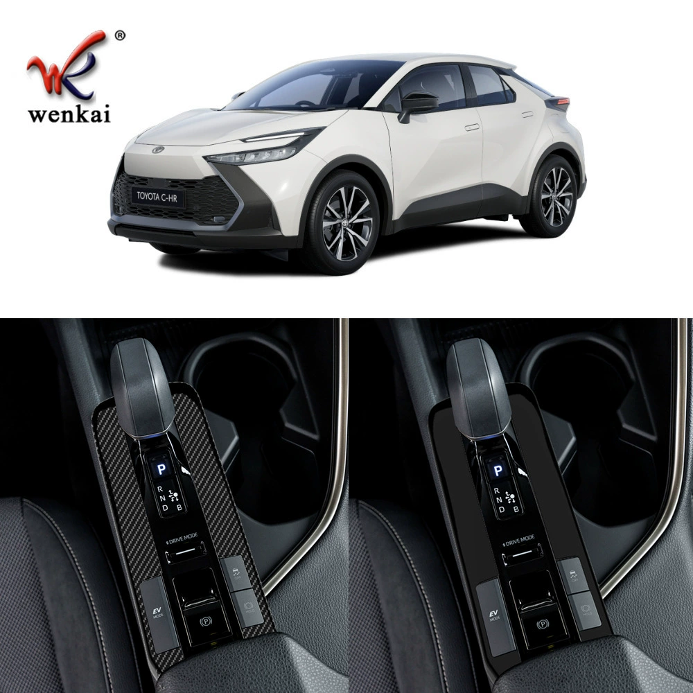 Подходит для 24 Toyota европейской версии C-HR, модифицированная рамка переключения передач, центральная панель переключения передач chr, специальная декоративная рамка
