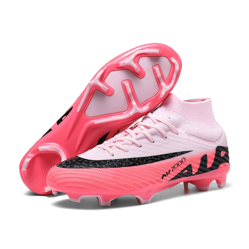Zapatos de Fútbol para Entrenamiento de PVC y Caucho Antideslizantes para Césped Natural y Artificial