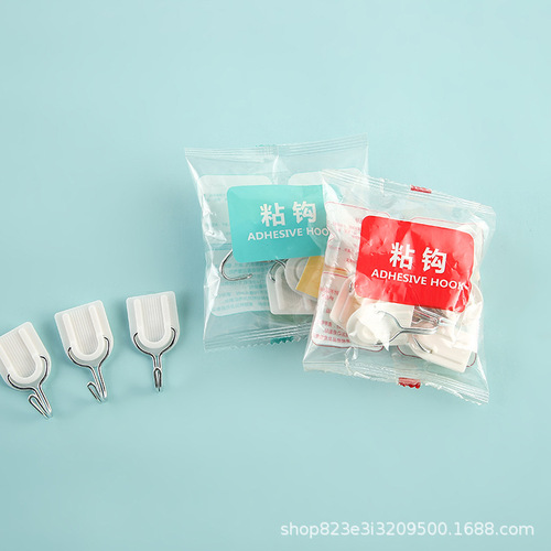 No punching strong adhesive hooks Self-adhesive self-adhesive hooks Festive supplies gift hooks