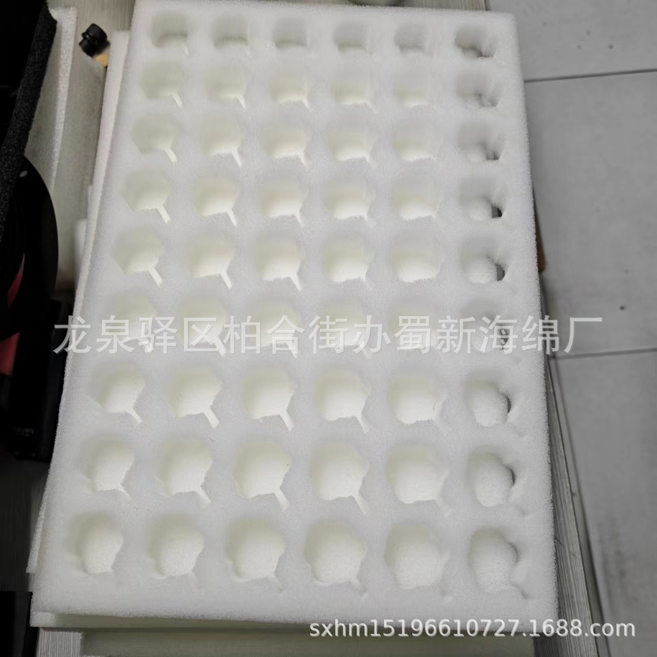 厂家供应白色海绵车厘子礼品盒缓冲包装海绵/车厘子樱桃包装海绵