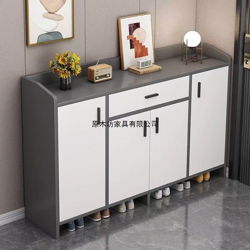 Home Entrance Shoe Cabinet Indoor New Model 2025 Popular Entry Entrance Cabinet Corridor Wall Large Capacity Multi-Layer Shoe Rack