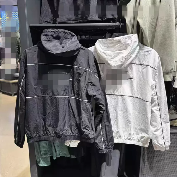 25SS early spring new casual sports sun-protective quick-drying breathable jacket for men, lightweight hooded zip-up jacket HJ2013