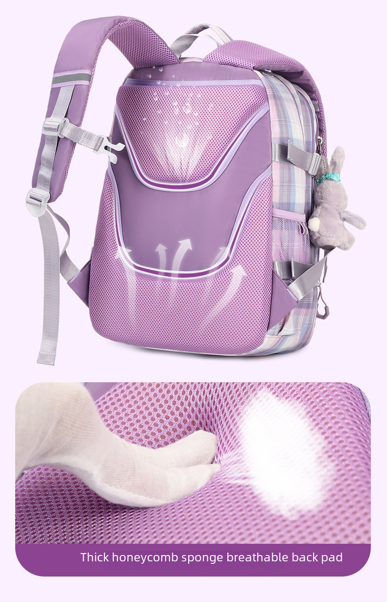 Korean Japanese Girls Junior High School Schoolbag Large Capacity High Quality Junior High School Schoolbag Lightweight Backpack