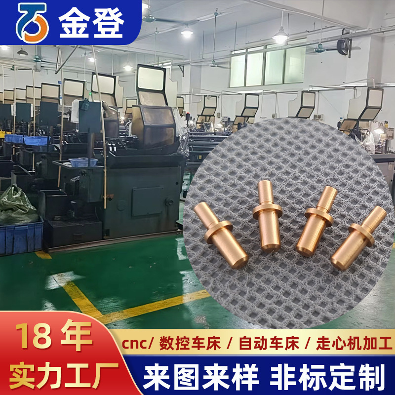 Source Factory Non-Standard Hardware Parts Copper Iron Aluminum Automatic Lathe Processing Fasteners Mechanical Parts Precision Hardware Parts