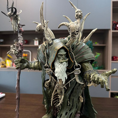 【全額実写】魔獣世界シリーズ古爾丹夢境壊滅者獣人魔術師のフィギュア