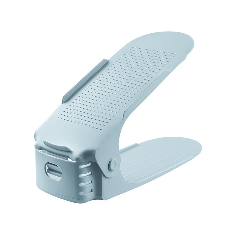 Estante de zapato de almacenamiento integrado para hogares de ahorro de espacio ajustable estante de almacenamiento de zapatos de doble capa dormitorio armario de zapatos artefacto mágico