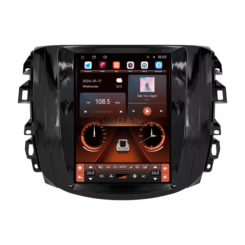 Navara Car Navigation Smart Instrument for Nissan Navara 2018 10.4 inch Android (Other Automotive Communications) - 8-core-7862-4g64gcp