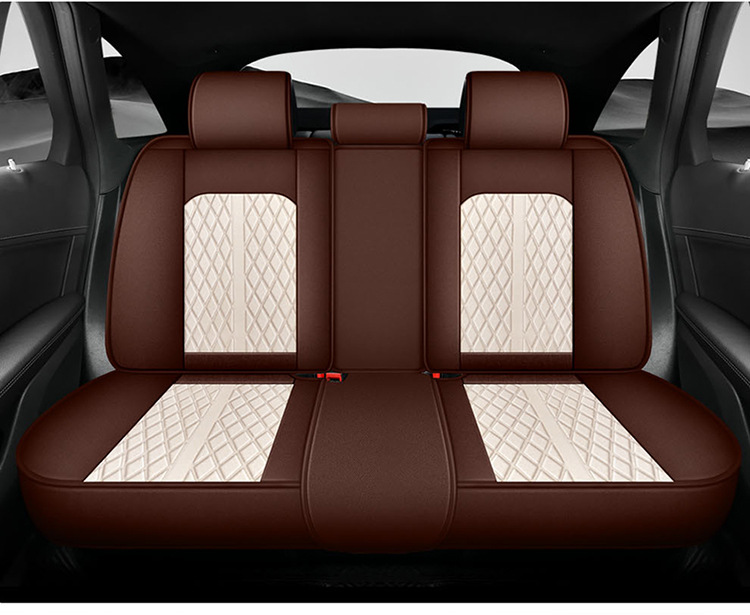 New Car Seat Cushion, All-Season, All-Inclusive, Breathable Linen Car Seat Cushion, Five-Seater Summer Seat Cover, Cooling Pad