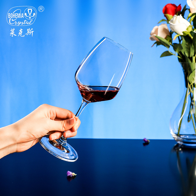 Copas de vino tinto importadas de República Checa, copas de cristal sin plomo, juego de alta gama para el hogar, combinación de decantador de vino, regalo de negocios