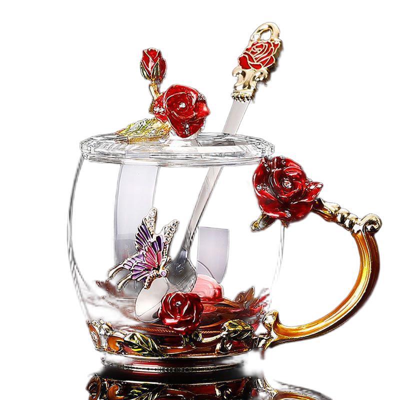 Vaso de vidrio tallado de mujer de estilo europeo, regalo creativo para el hogar, decoración del día de San Valentín, tazas de cubiertos, tazas de agua