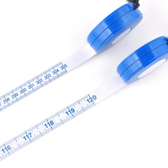 Three-meter tape measure, 300 cm 120 inches soft tape measure with hanging cord, retractable three-dimensional body measurement tape