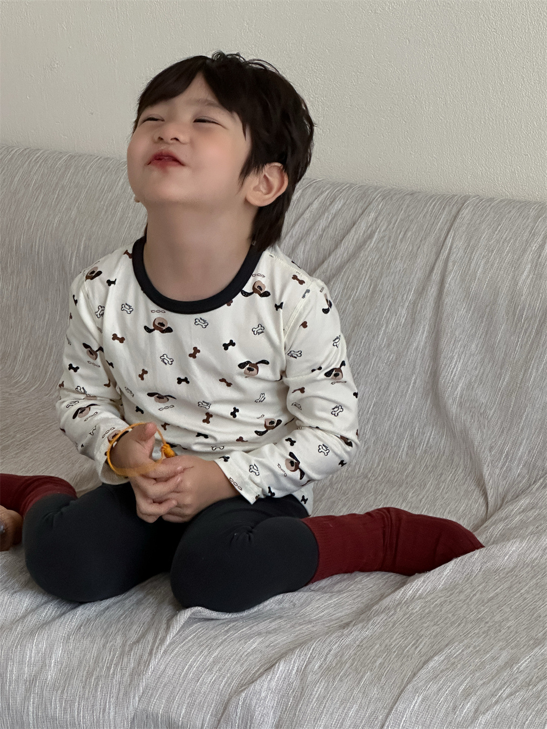 Niños pijamas de otoño set de ropa de bebé set de ropa de otoño ropa de otoño ropa infantil 2025 nuevo
