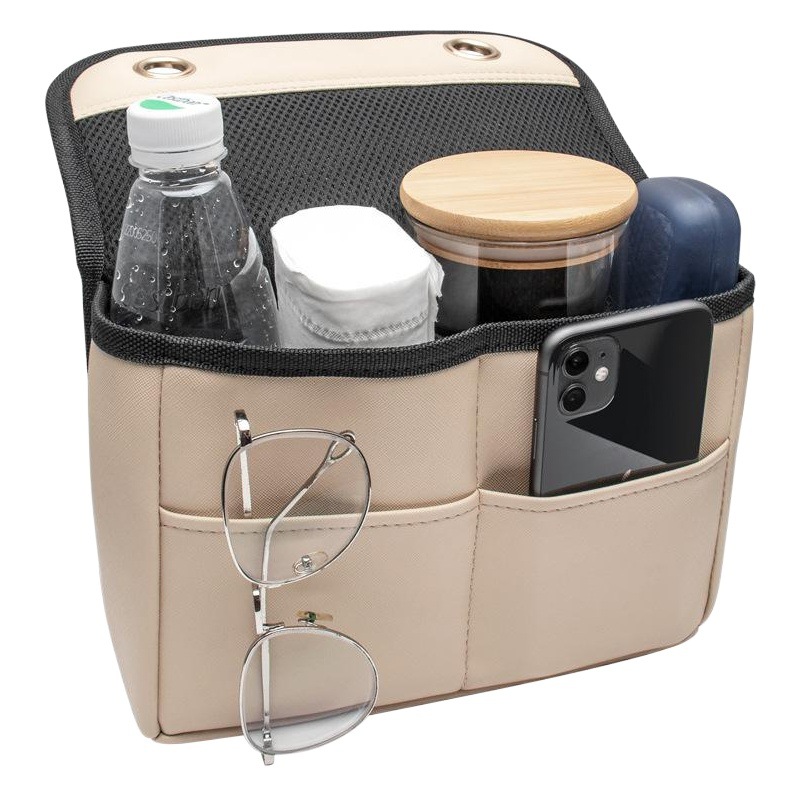 Bolsa de almacenamiento del asiento trasero del coche bolsa de almacenamiento multifuncional de cuero del coche caja de almacenamiento del coche bolsa de almacenamiento trasera de la silla