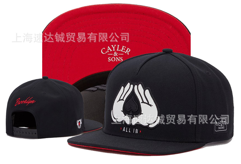 Mayorista comercio exterior sombrero plano sombrero ajuste sombrero sombrero de automóvil sombrero de moda americana sombrero de sol sombrero de sol