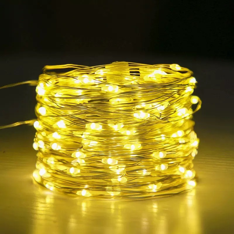 Solar LED lámpara de alambre de cobre ocho funciones al aire libre impermeable lámpara de jardín lámpara de decoración de Navidad cadena de luz de atmósfera image 3