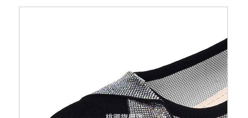 Giày sandal nữ da thật mũi tròn gót 4 cm đế mềm — Chiều cao gót 4 cm chi tiết 13