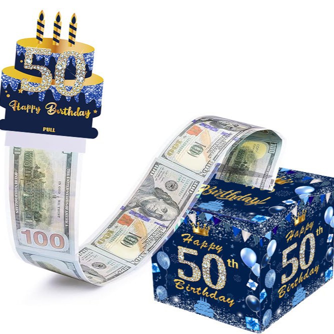 现货蓝色气球50岁（独家设计款）